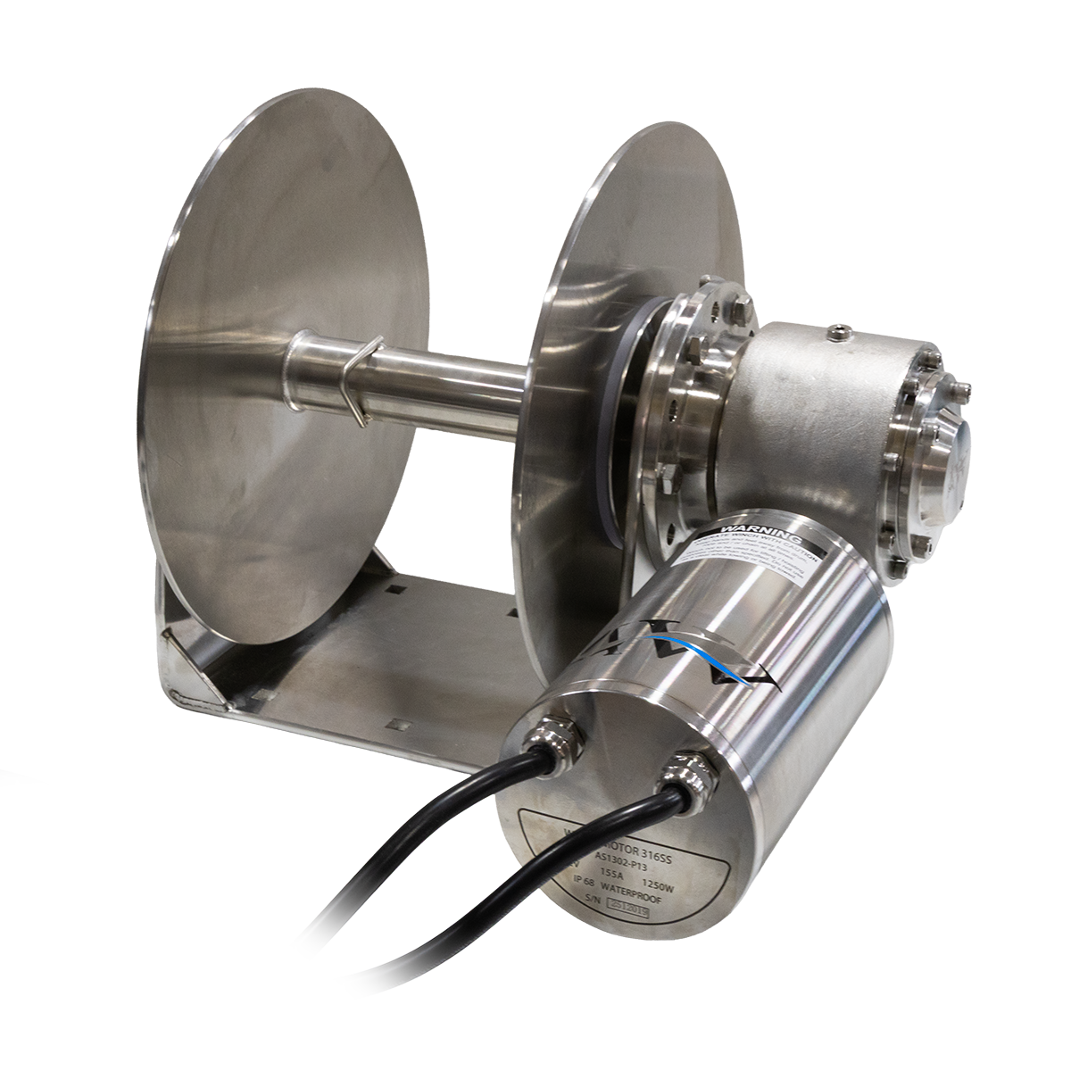 Metallic propeller or rotor on a white background