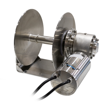 Metallic propeller or rotor on a white background